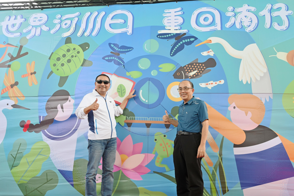 見證湳仔溝蛻變　侯友宜：永續水環境讓生物重返河川